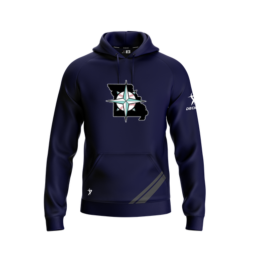 [CUS-DFW-SUHOOD-FLC-LSL-NVY-YXS-LOGO3] Summit Hoodie (Youth XS, Navy, Logo 3)