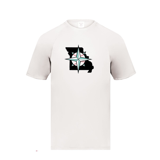 [2790.005.S-LOGO3] Men's Smooth Sport T-Shirt (Adult S, White, Logo 3)
