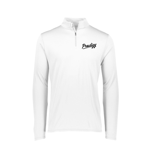 [FTLQFLWH-FAXS-LOGO2] Ladies Flex-Lite 1/4 Zip Shirt (Female Adult XS, White, Logo 2)