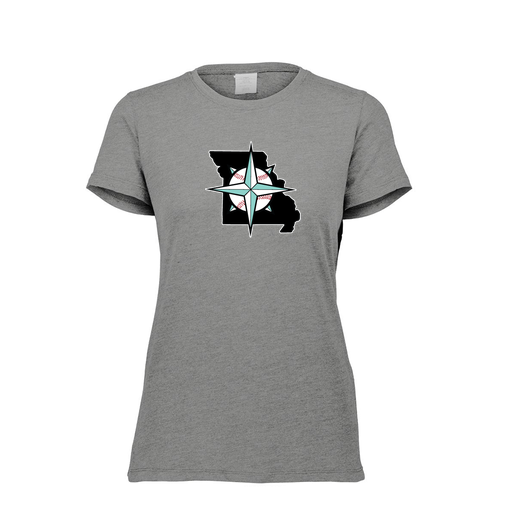 [FTSCUBGY-FAXS-LOGO3] Ladies Ultra-blend T-Shirt (Female Adult XS, Gray, Logo 3)