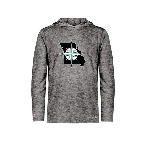 [FOLHCGBK-YS-LOGO3] Decker Youth Charge Hoodie (Youth S, Black, Logo 3)