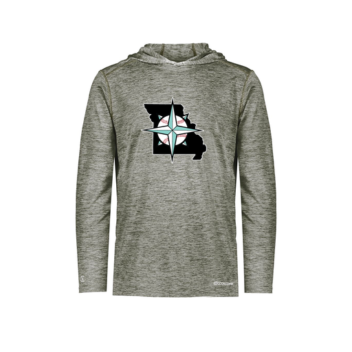 [FOLHCGGY-YS-LOGO3] Youth Charge Hoodie (Youth S, Gray, Logo 3)