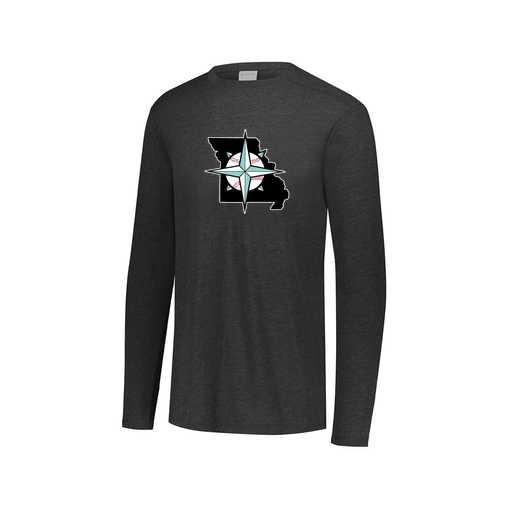 [3075.K94.XS-LOGO3] Men's LS Ultra-blend T-Shirt (Adult XS, Black, Logo 3)