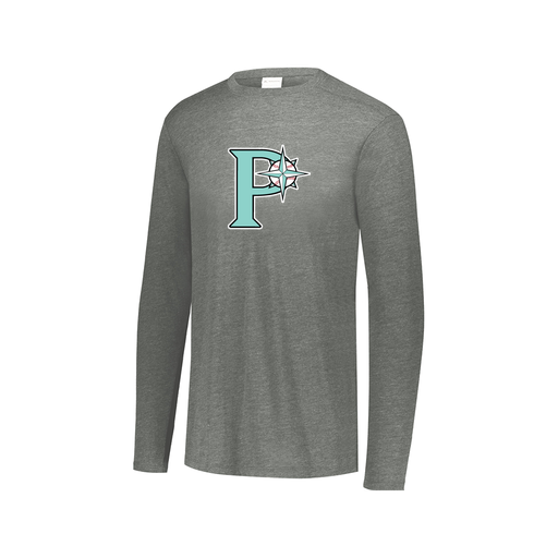 [FTLCUBGY-AXS-LOGO1] Men's LS Ultra-blend T-Shirt (Adult XS, Gray, Logo 1)