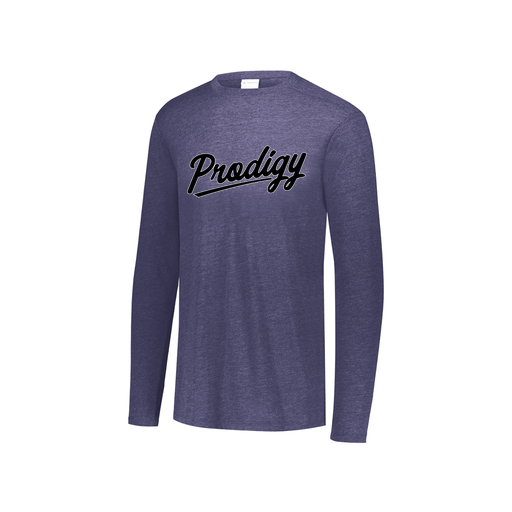 [FTLCUBNV-YS-LOGO2] Youth LS Ultra-blend T-Shirt (Youth S, Navy, Logo 2)